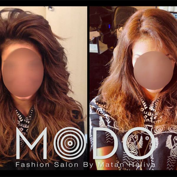 לפני ואחרי תוספות שיער